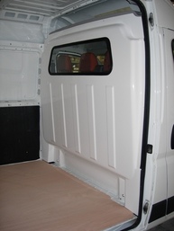 Cloison sur Fiat Ducato